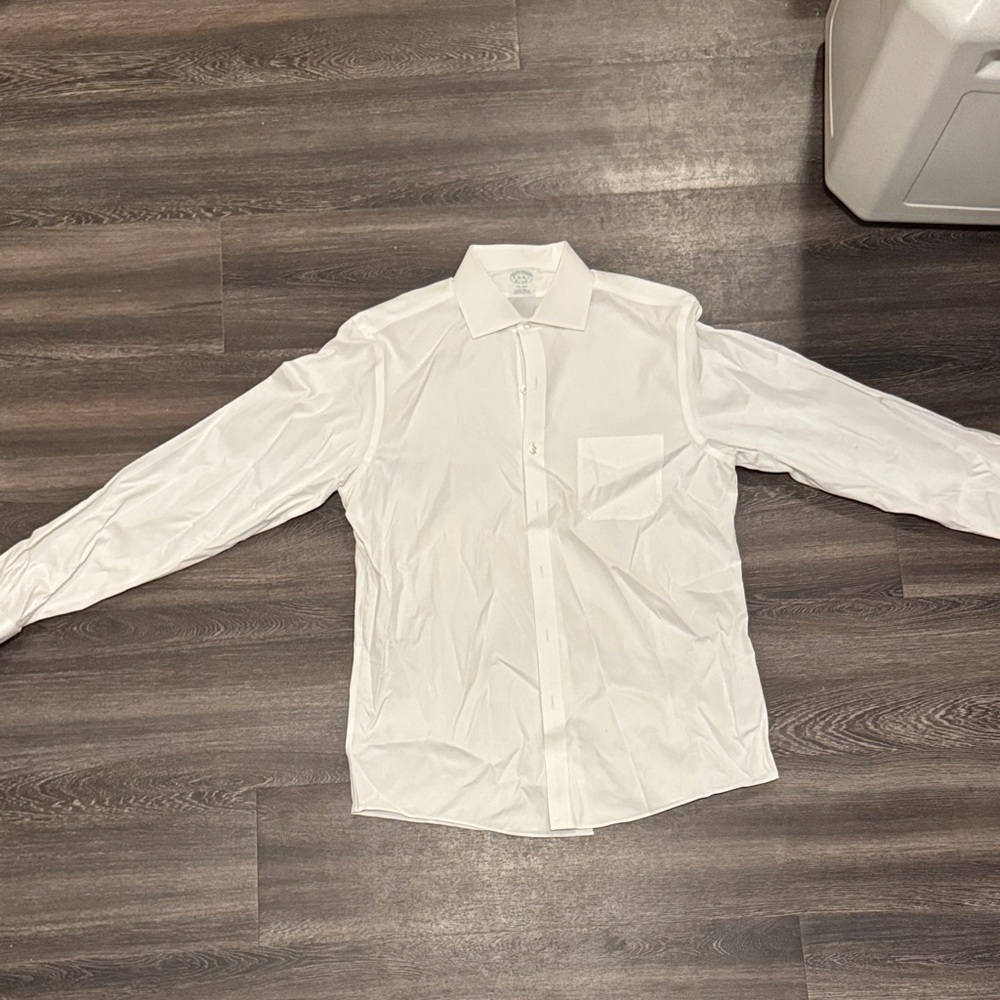 Brooks Brothers Crisp White Dress Shirt